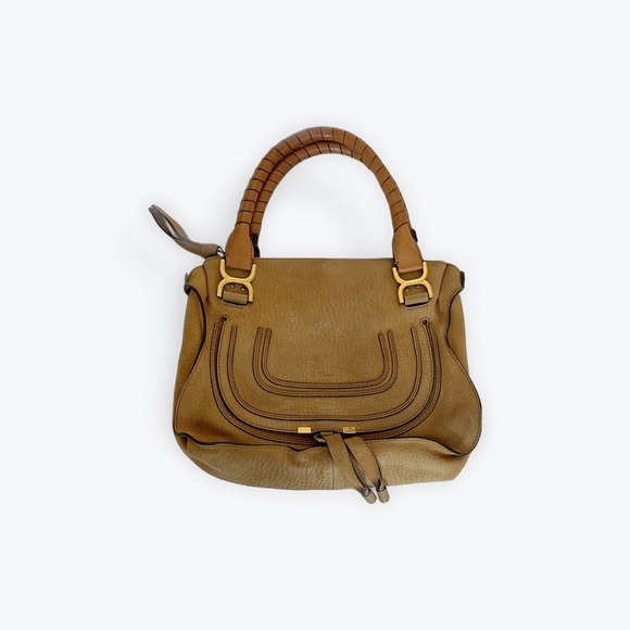 Chloe Handbags - Chloe Marcie Medium Suede Handbag